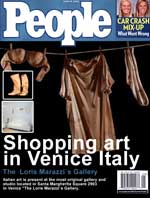 Shopping art in Venice Italy